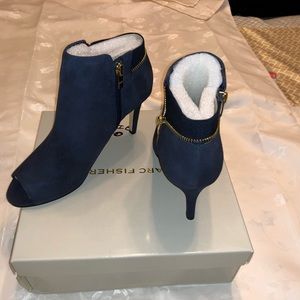 Marc Fisher Suede booties (Serenity)